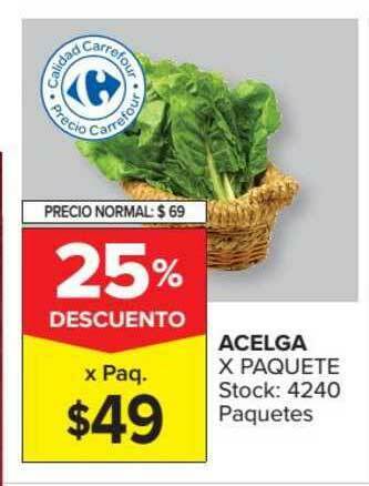 Carrefour Market Acelga oferta