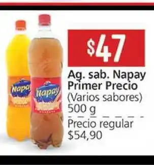 Supermercados Aiello Primer Precio Napay Ag. sab. 500g oferta