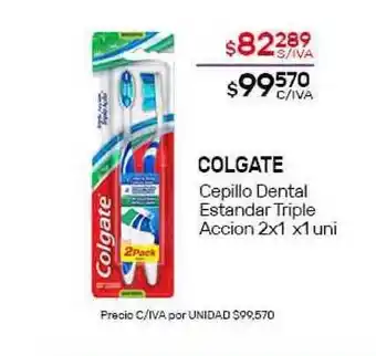 Nini Mayorista Colgate Cepillo Dental Estandar Triple Accion 2x1 x1 uni oferta