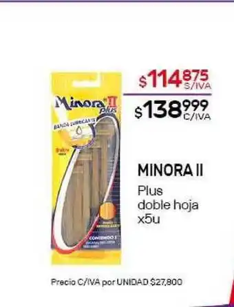 Nini Mayorista Minora Il Plus doble hoja x5u oferta