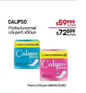 Nini Mayorista Calipso Protect. Normal c/s perf. x50un oferta
