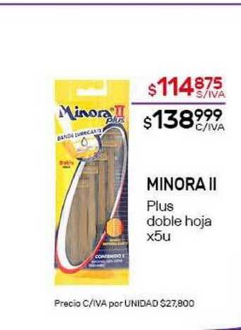 Nini Mayorista Minora Il Plus doble hoja x5u oferta