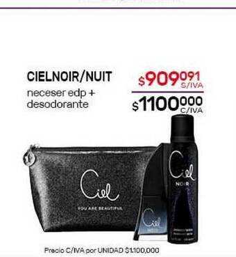 Nini Mayorista Cielnoir / Nuit Neceser Edp + Desodorante oferta