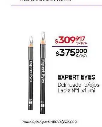 Nini Mayorista Expert Eyes Delineador p/ojos Lapiz N°1 x1uni oferta