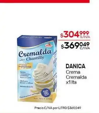 Nini Mayorista Danica Crema Cremalda x1lts oferta