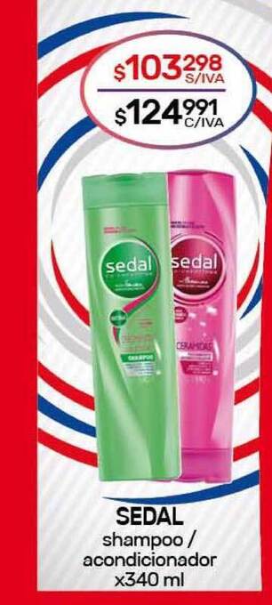 Nini Mayorista Sedal Shampoo / Acondicionador x340ml oferta
