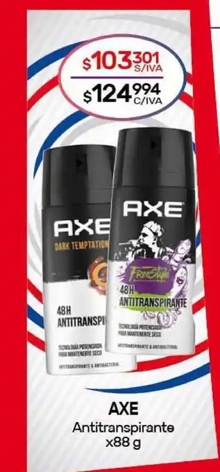 Nini Mayorista Axe Antitranspirante x88g oferta