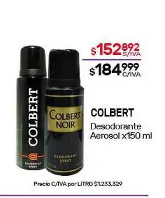Nini Mayorista Colbert Desodorante Aerosol x150ml oferta