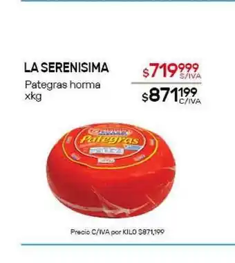 Nini Mayorista La Serenisima Pategras horma xkg oferta