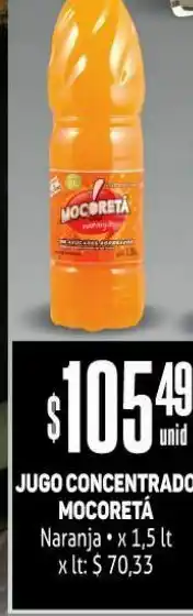 Makro Jugo concentrado mocoreta oferta