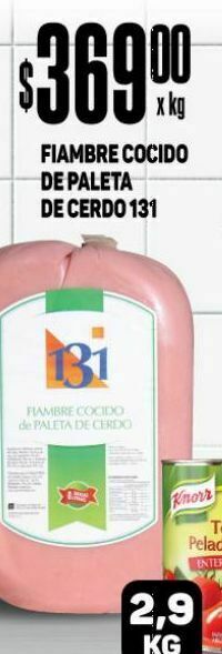 Makro Fiambre cocido de paleta de cerdo 131 oferta