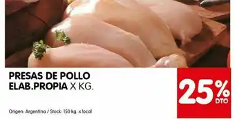 Disco Presas de pollo oferta