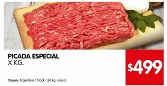 Disco Carne picada especial x kg oferta