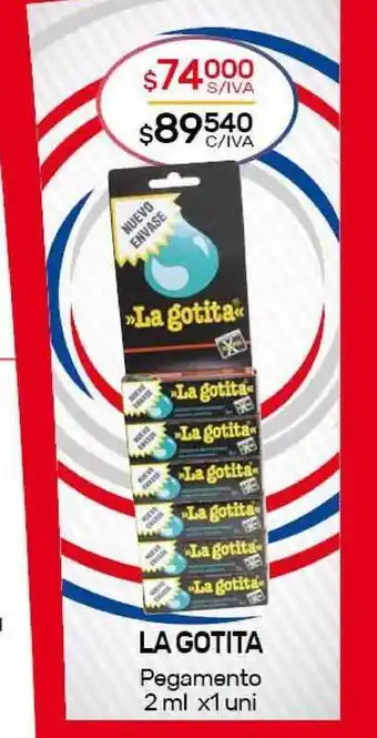 La Gotita Pegamento 2ml x1 uni