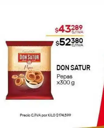 Nini Mayorista Don Satur Pepas x300g oferta