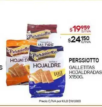 Nini Mayorista Perssiotto Galletitas Hojaldradas x150g oferta