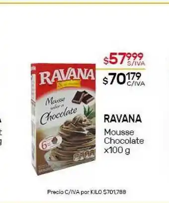 Nini Mayorista Ravana Mousse Chocolate x100g oferta