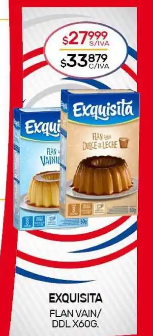 Nini Mayorista Exquisita Flan Vain/Ddl x60g oferta