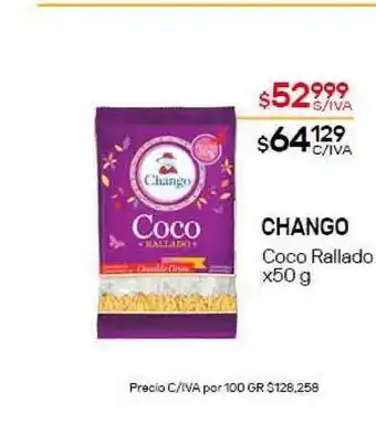Nini Mayorista Chango Coco Rallado x50g oferta