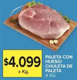 Carrefour Paleta con hueso/ chuleta de paleta oferta