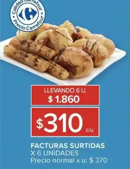 Carrefour Facturas surtidas oferta