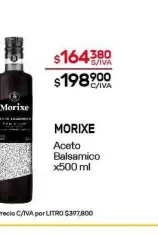 Nini Mayorista Moroxe Aceto Balsamico x500ml oferta