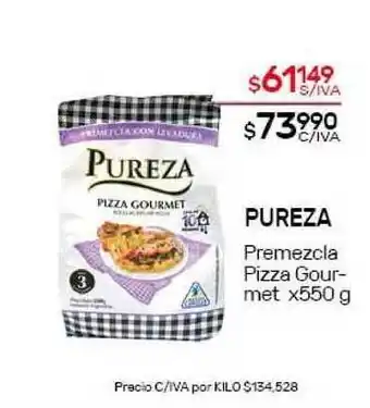 Nini Mayorista Pureza Premezcla Pizza Gourmet x550g oferta