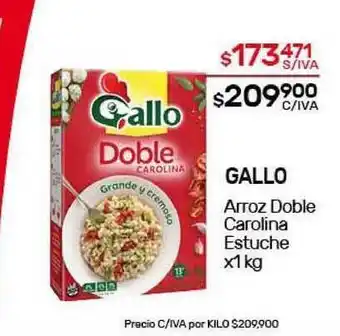 Nini Mayorista Gallo Arroz Doble Carolina Estuche x1kg oferta