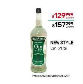 Nini Mayorista New Style Gin x1lts oferta