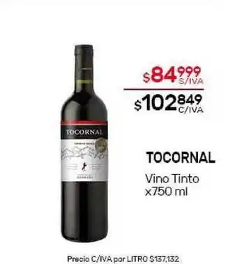 Nini Mayorista Tocornal Vino Tinto x750ml oferta