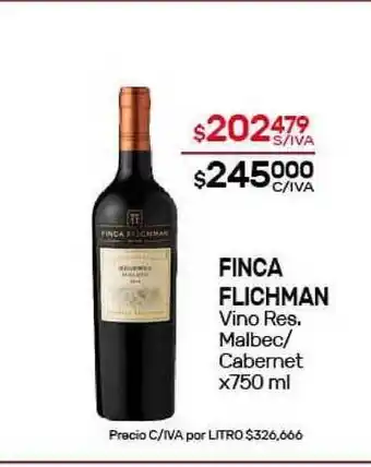 Nini Mayorista Finca Flichman Vino Res. Malbec/Cabernet x750ml oferta