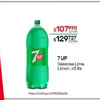 Nini Mayorista 7up Gaseosa Lima Limon x3lts oferta
