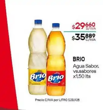 Nini Mayorista Brio Agua Sabor. vs. sabores x1,50lts oferta