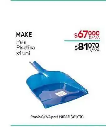 Nini Mayorista Make Pala Plastica x1 uni oferta
