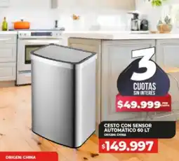 Supermayorista Vital Cesto con sensor automático oferta