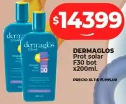 Supermayorista Vital Dermaglos prot solar F30 bot oferta