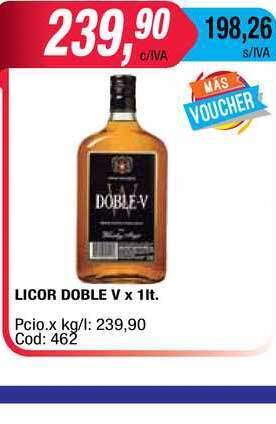 Maxiconsumo Doble V Licor x 1lt. oferta
