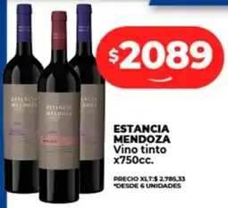 Supermayorista Vital Estancia mendoza vino tinto oferta