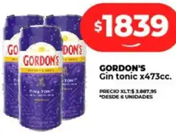 Supermayorista Vital Gordon's gin tonic oferta