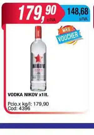 Maxiconsumo Nikov Champ x1lt. oferta