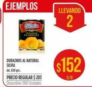 Supermercados Vea Duraznos Al Natural Silvia 820grs oferta