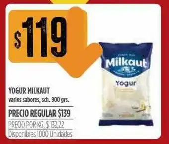 Supermercados Vea Yogur Milkaut 900grs oferta