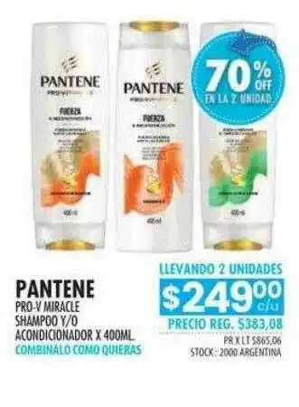Pigmento Pantene Pro-v Miracle Shampoo Y O Acondicionador 400ml oferta