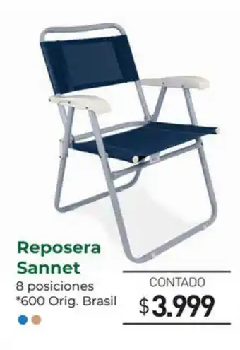 La Anonima Reposera Sannet oferta
