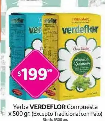 Cordiez Yerba Verdeflor Compuesta x 500gr oferta