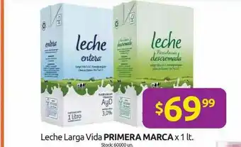 Cordiez Leche Larga Vida Primera Marca x 1lt oferta