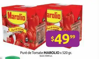 Cordiez Puré De Tomate Marolio 520grs oferta