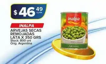 Carrefour Maxi Inalpa Arvejas Secas Remojadas x 350grs oferta