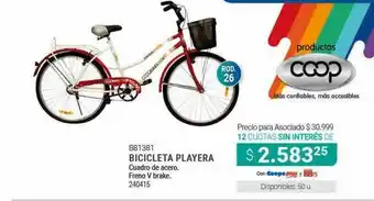 Cooperativa Obrera B81381 Bicicleta Playera Coop oferta