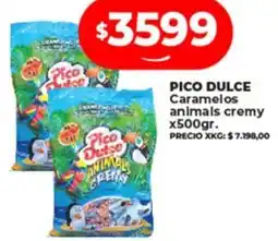 Supermayorista Vital Pico dulce caramelos animals cremy oferta